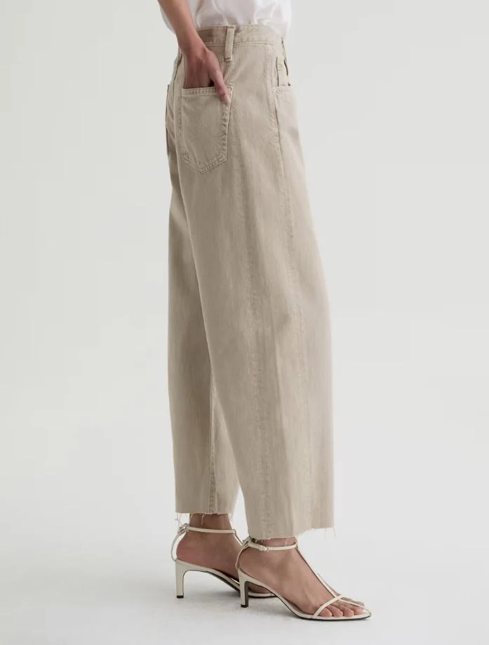 AG Jeans Hattie Crop, Sulfur Light Taupe - Image 4