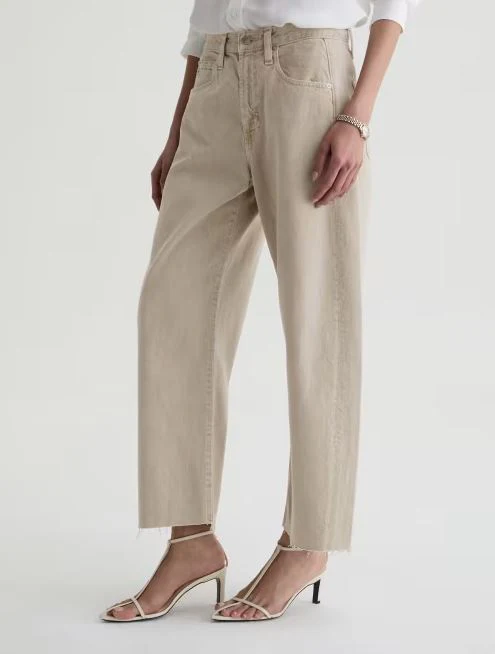 AG Jeans Hattie Crop, Sulfur Light Taupe - Image 6