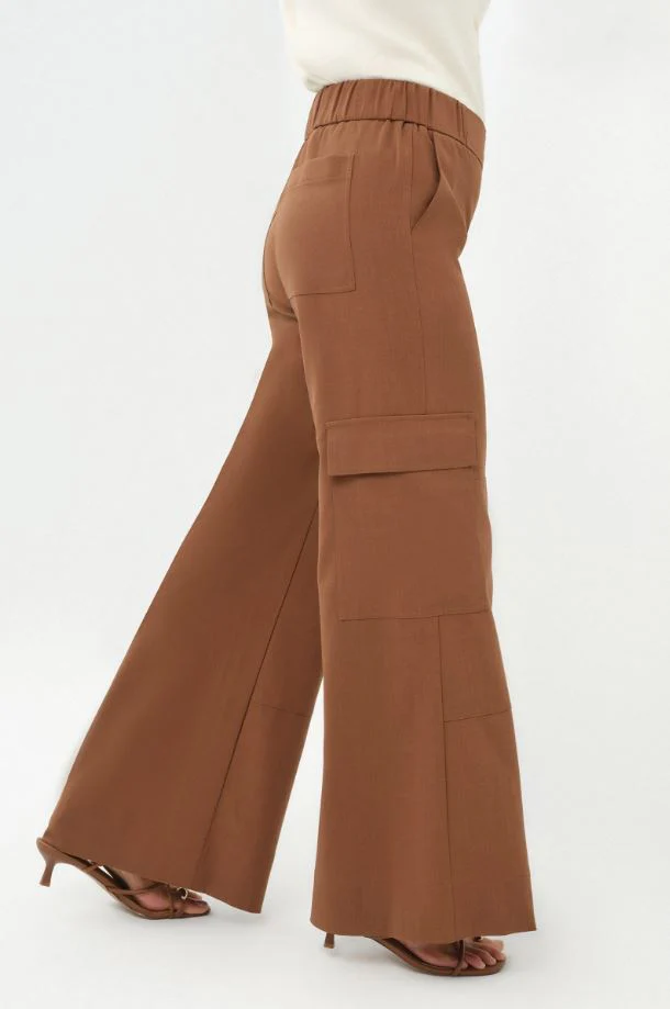 Anatomie Herron Woven Cargo Wide Leg Pant - Image 4