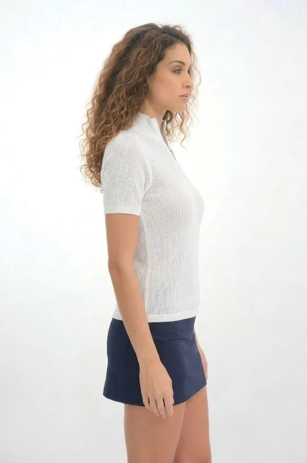 Anatomie Serena 1/4 Zip Sweater-Knit Top - Image 2