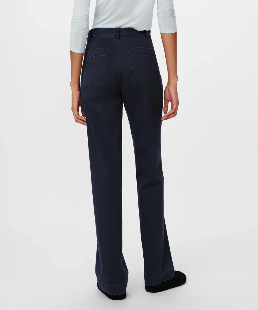 ATM Cotton Twill Flare Leg Pant - Final Sale - Image 3