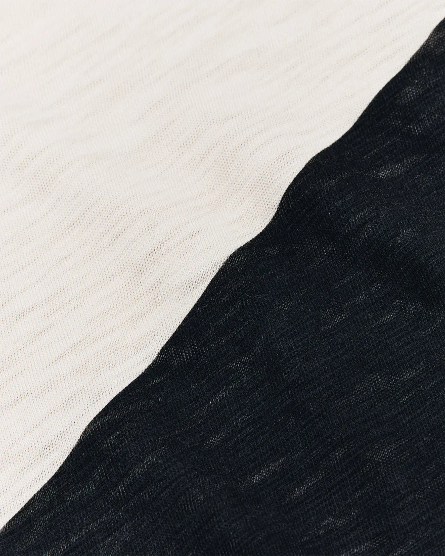 ATM Slub Jersey Sleeveless A-Line Dress with Colorblock - Final Sale - Image 5