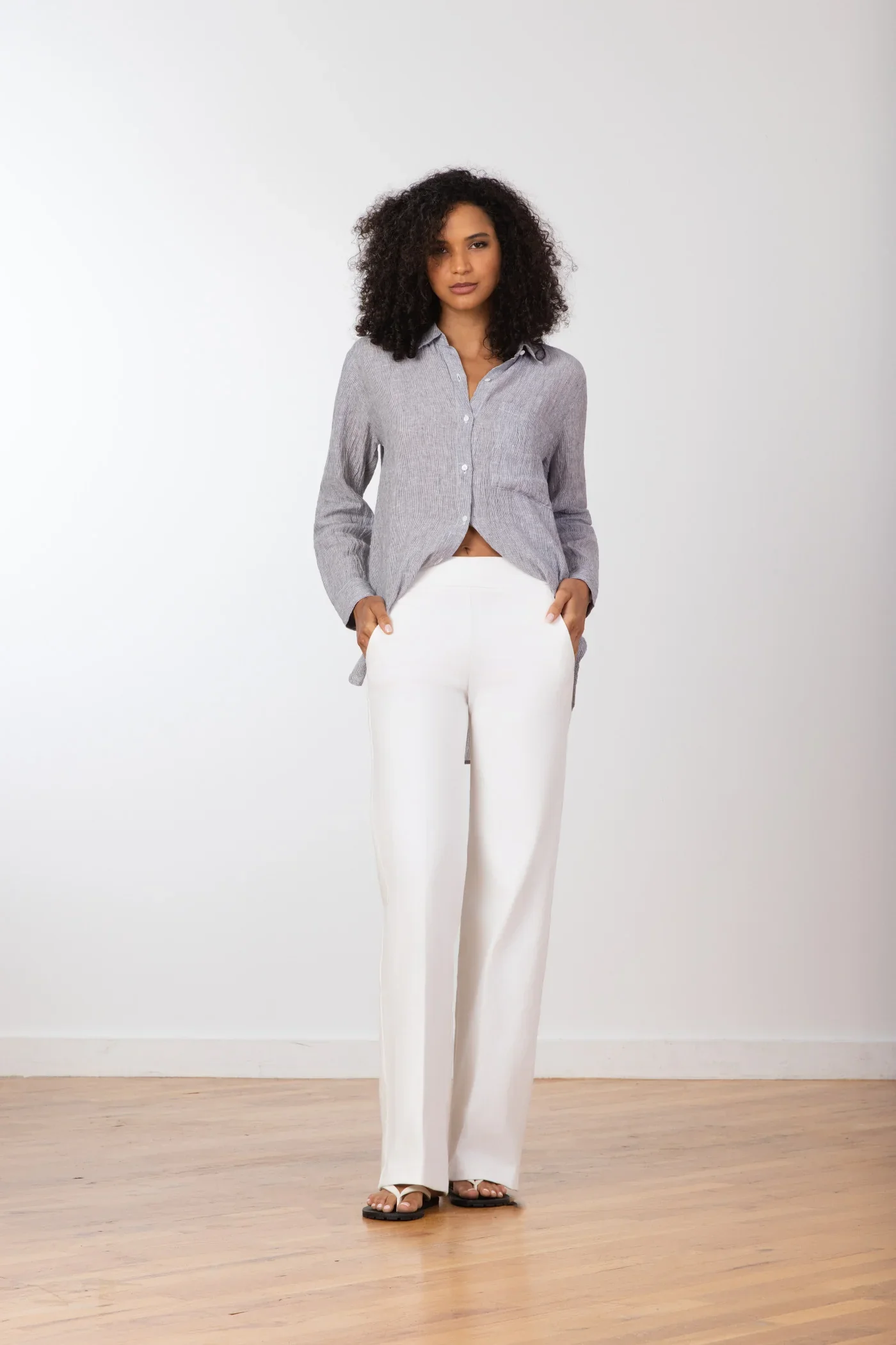 Avenue Montaigne Carla Denim Pants - Image 2
