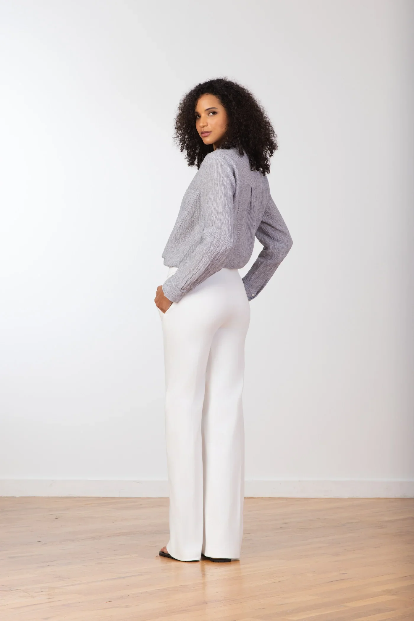 Avenue Montaigne Carla Denim Pants - Image 5