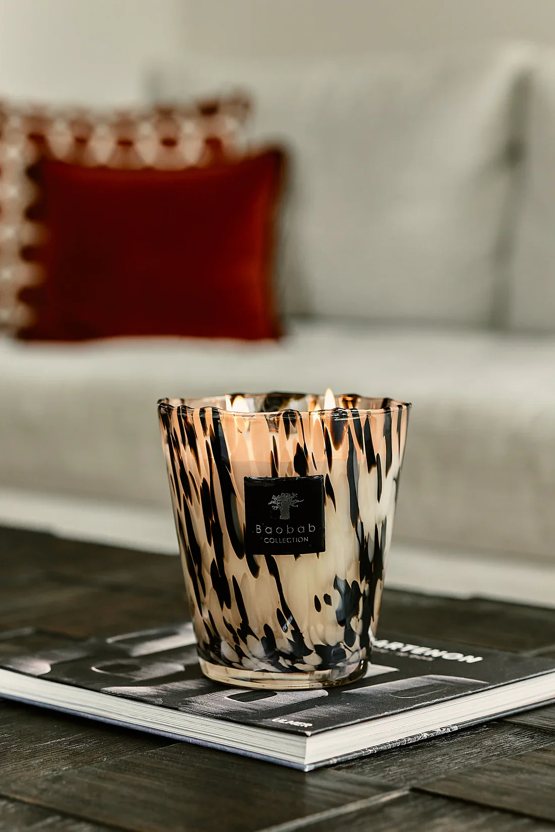 Baobab Collection Scented Candle, Pearls Black - Image 3