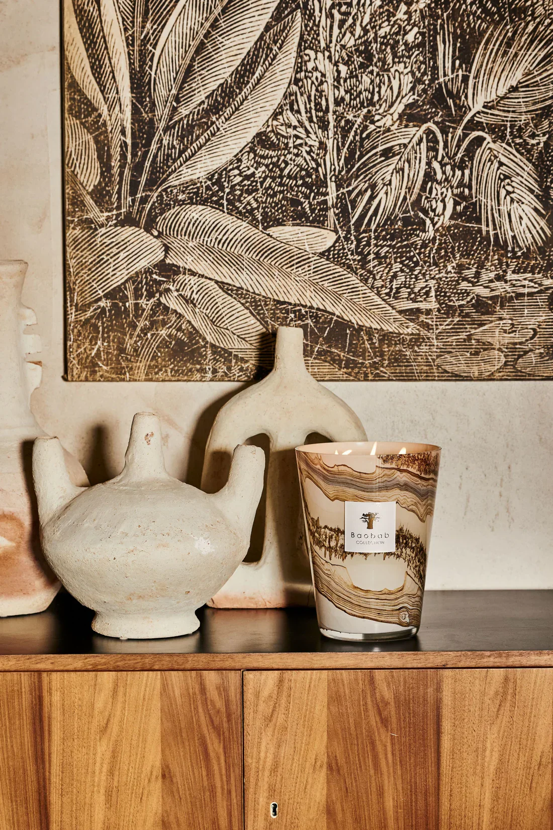 Baobab Collection Scented Candle, Sand Siloli - Image 3