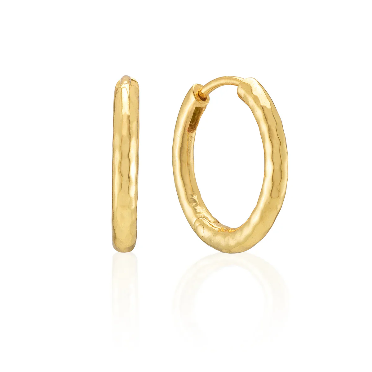 Capucine De Wulf Berry Clover Hoop Earrings with Double Sided Charms, Labradorite - Image 6