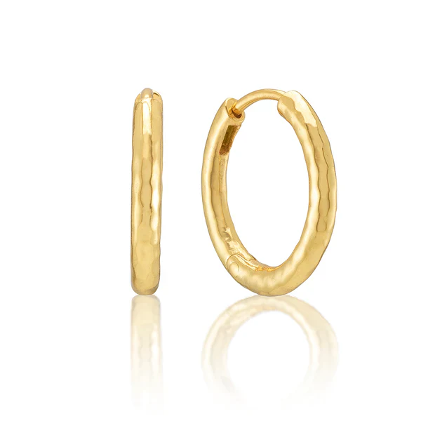 Capucine De Wulf Berry Clover Hoop Earrings with Double Sided Charms, Mother of Pearl - Image 4