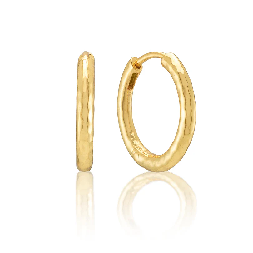 Capucine De Wulf Berry Clover Hoop Earrings with Double Sided Charms, Turquoise - Image 5