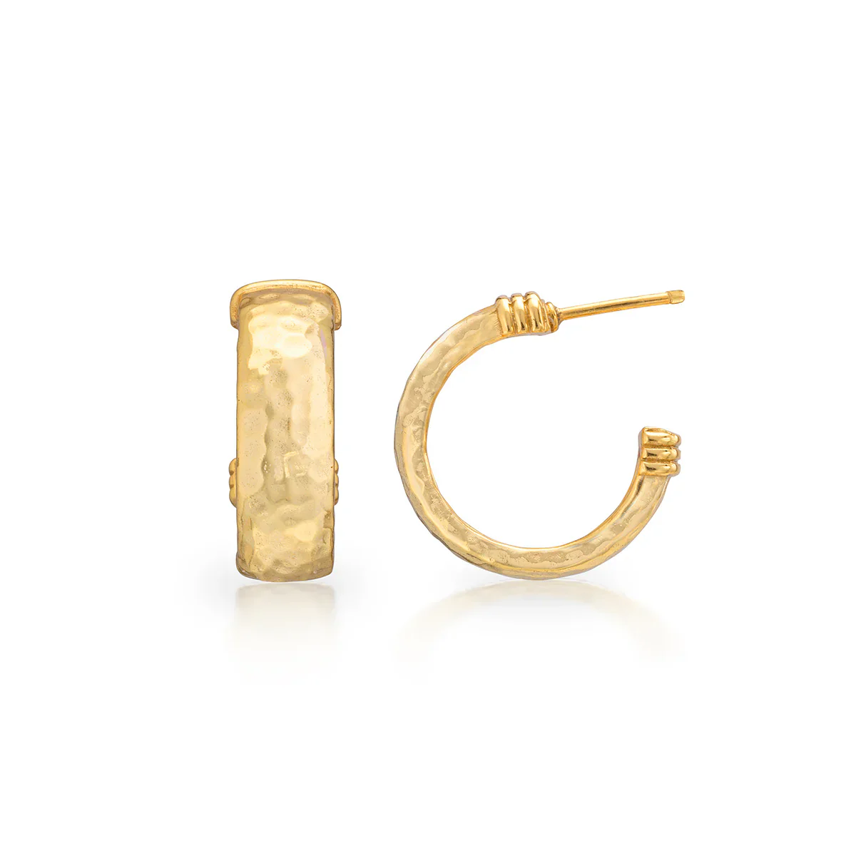 Capucine De Wulf Cleopatra Classic Hoop Earrings, Small - Image 3