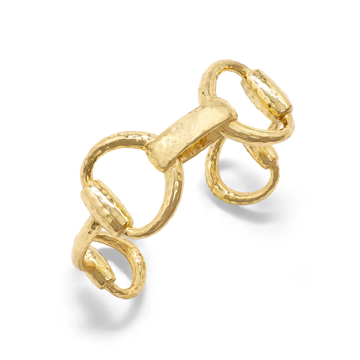 Capucine De Wulf Equestrian Snaffle Bit Link Cuff Bracelet - Image 3