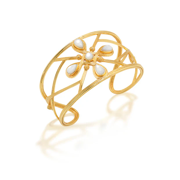 Capucine De Wulf Monique Gem Cuff, Mother of Pearl - Image 3