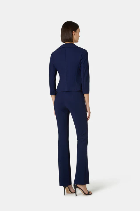 Chiara Boni Venusette High Waisted Pant, Blu Notte - Image 3