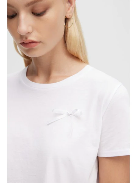 CHRLDR Jane Bow Perfect Tee - Final Sale - Image 4