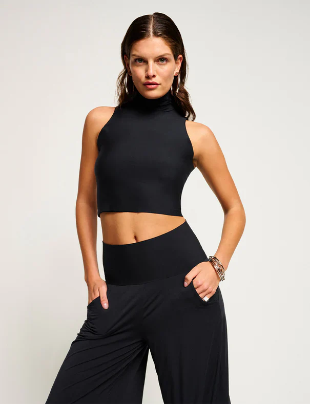 Commando Butter Wide Leg Lounge Pant, Black - Image 2