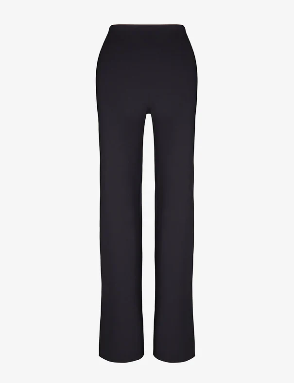 Commando Neoprene Wide Leg Pant, Black - Image 4