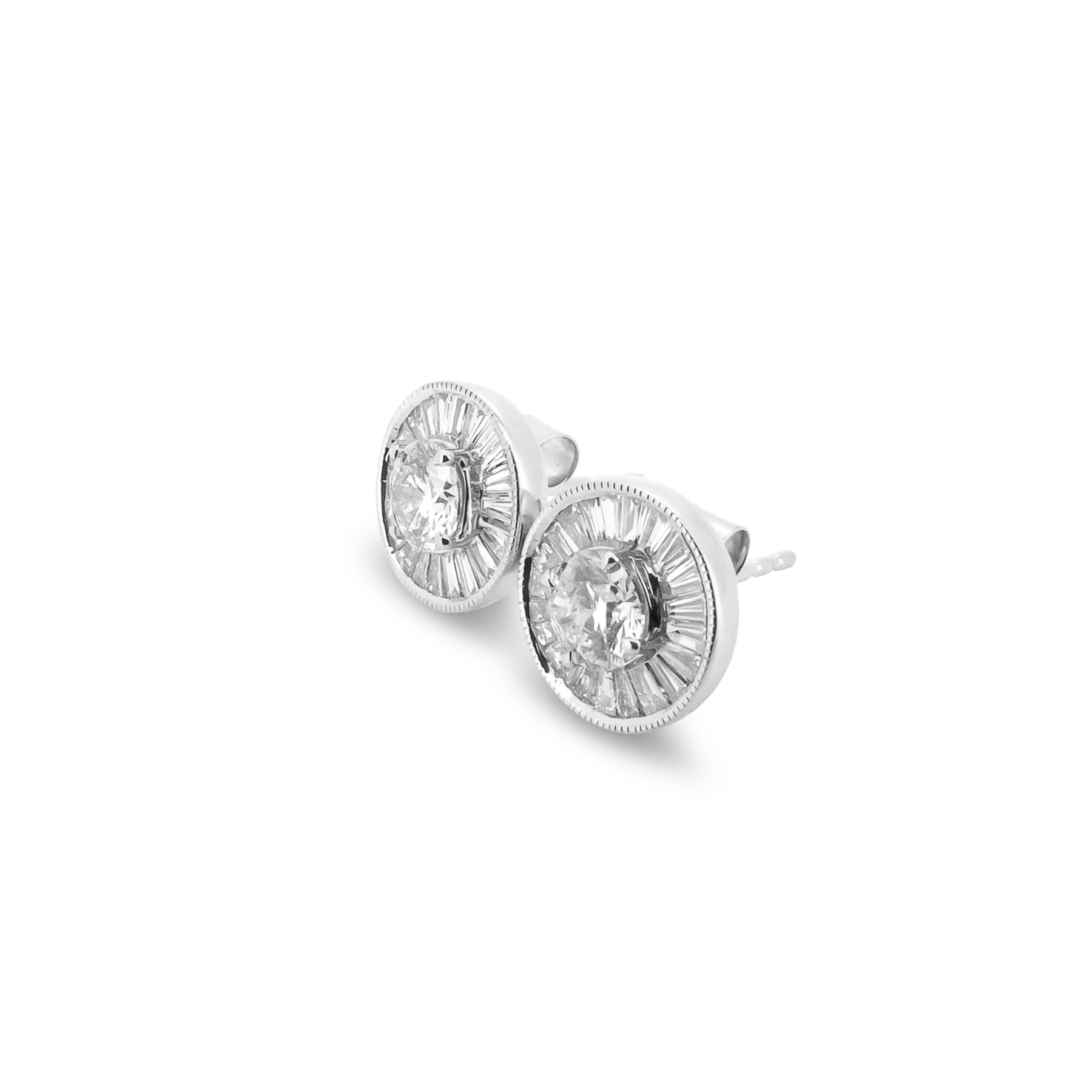 Corielle Hannah Earrings in White Gold - Image 2