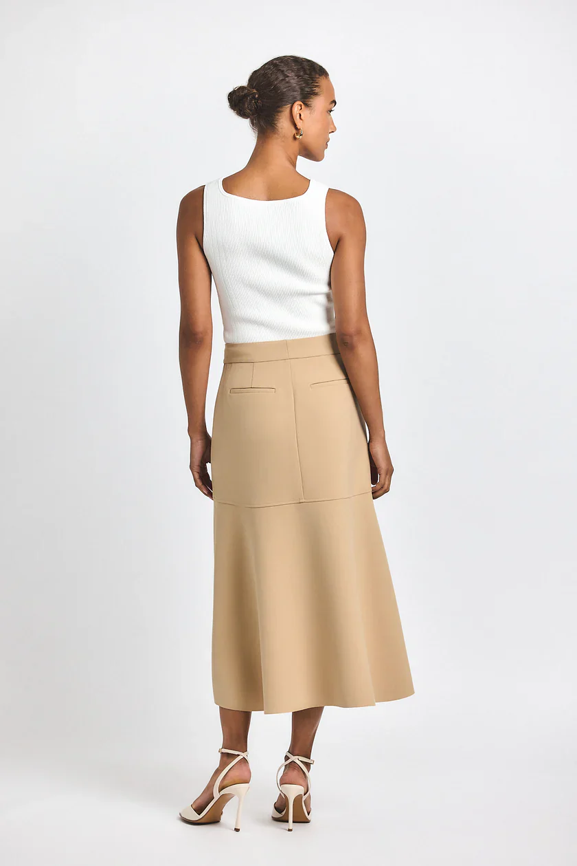 Derek Lam 10 Crosby Nicolette Midi Skirt - Final Sale - Image 4