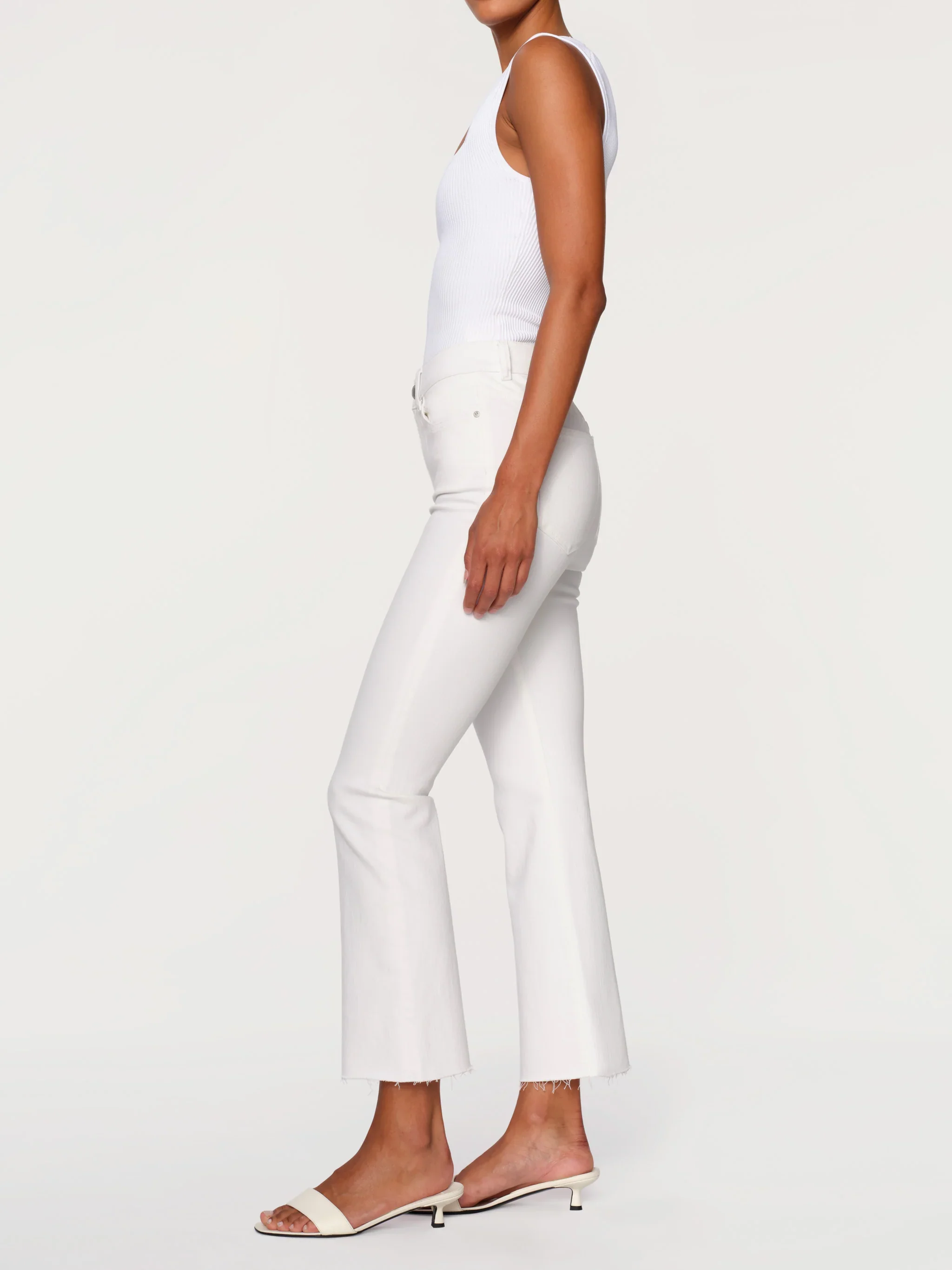 DL1961 Bridget Boot High Rise Instasculpt Crop Jeans - Image 2
