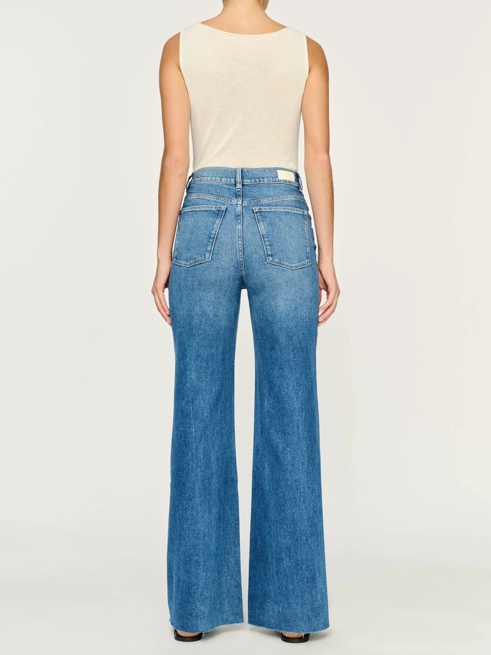 DL1961 Hepburn Wide Leg: High Rise 32", Driggs - Final Sale - Image 3