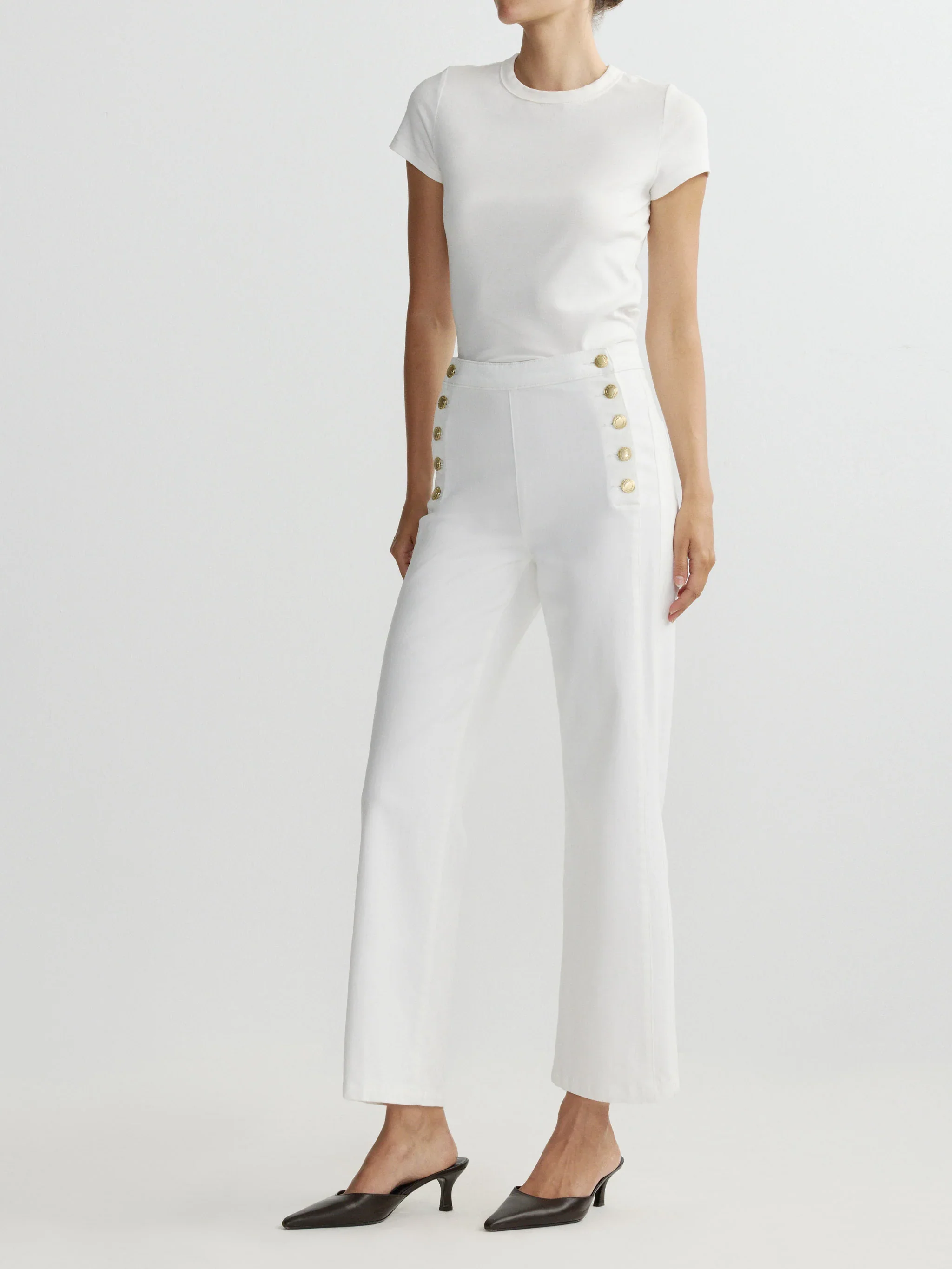 DL1961 Karmine Refined Wide Leg: High Rise 28" - Image 2