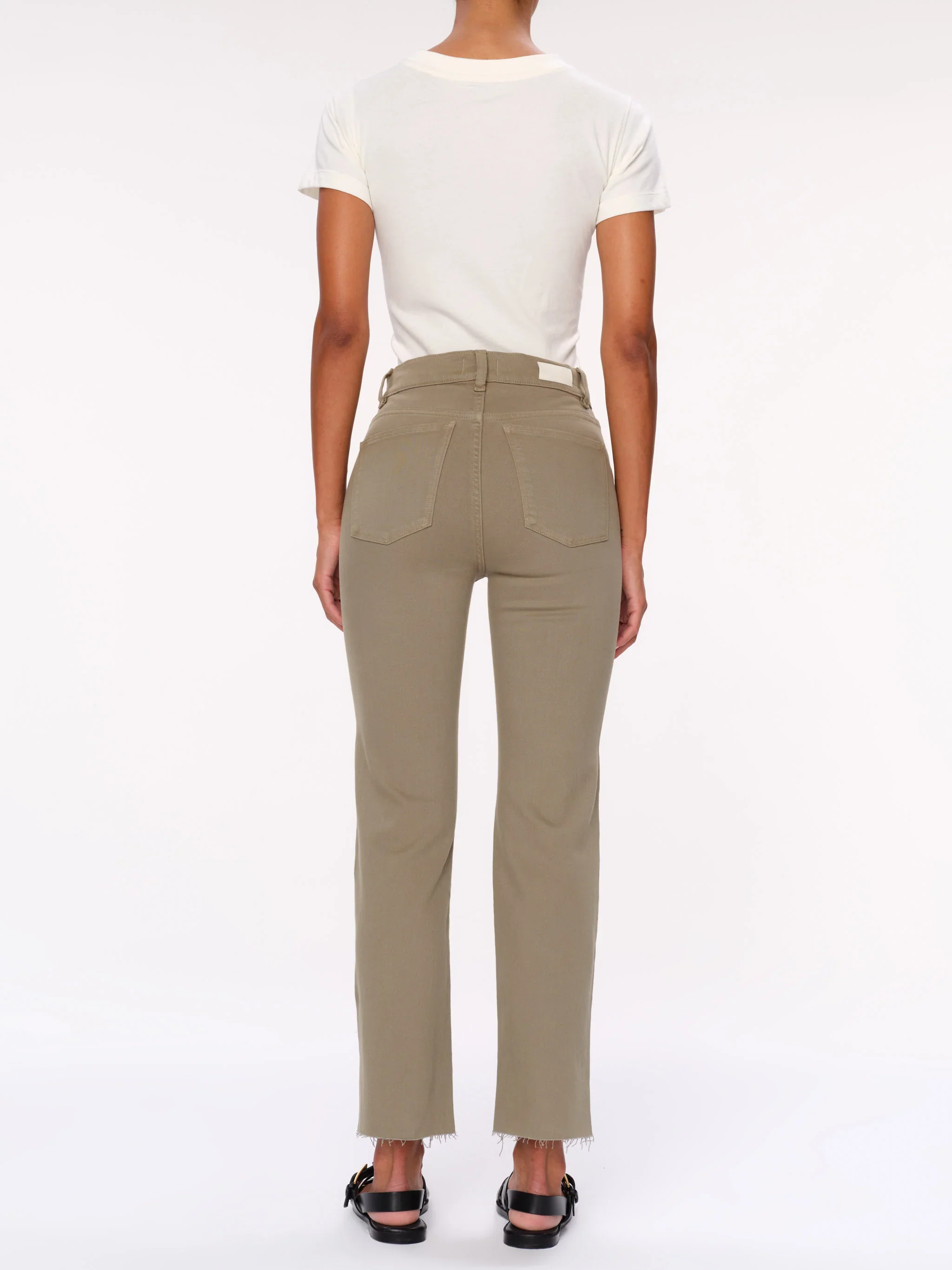 DL1961 Patti Straight: High Rise Ankle - Final Sale - Image 3
