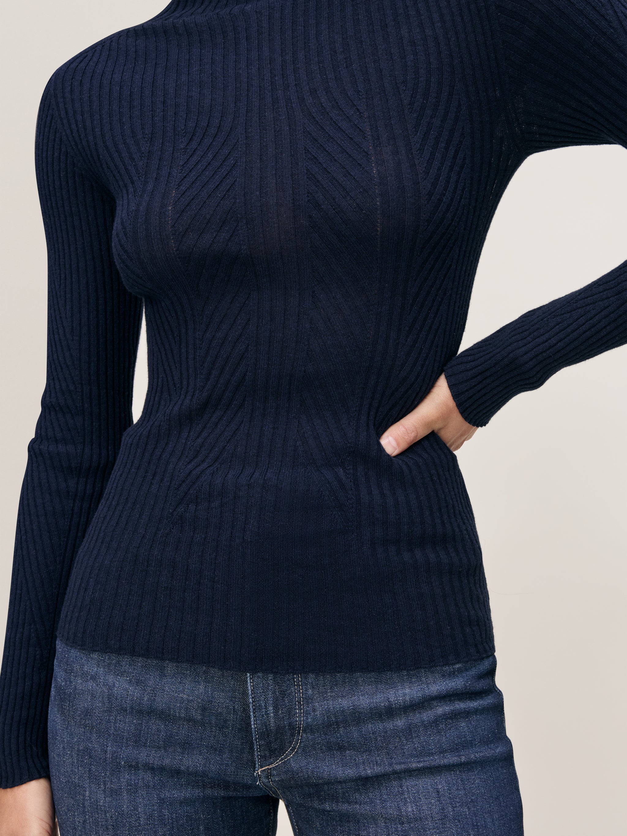 DL1961 Turtleneck Sweater - Final Sale - Image 3