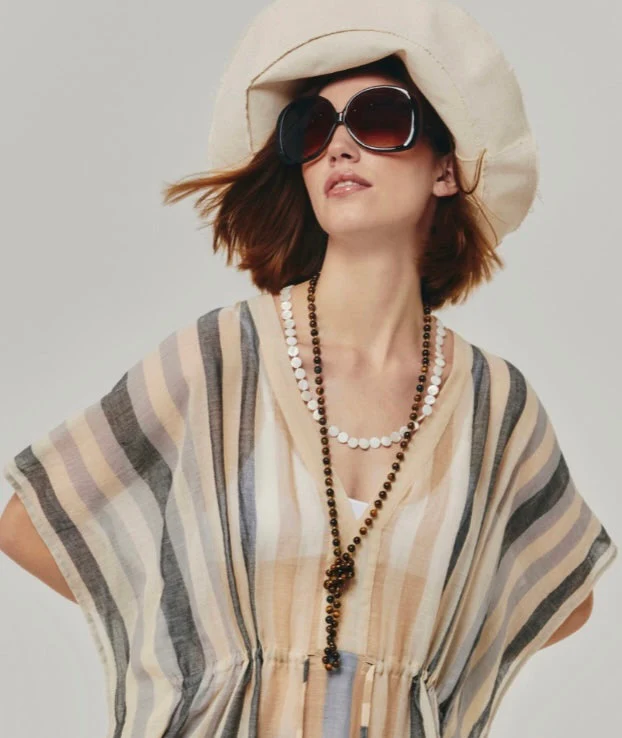 Echo Cabana Stripe Caftan - Image 5