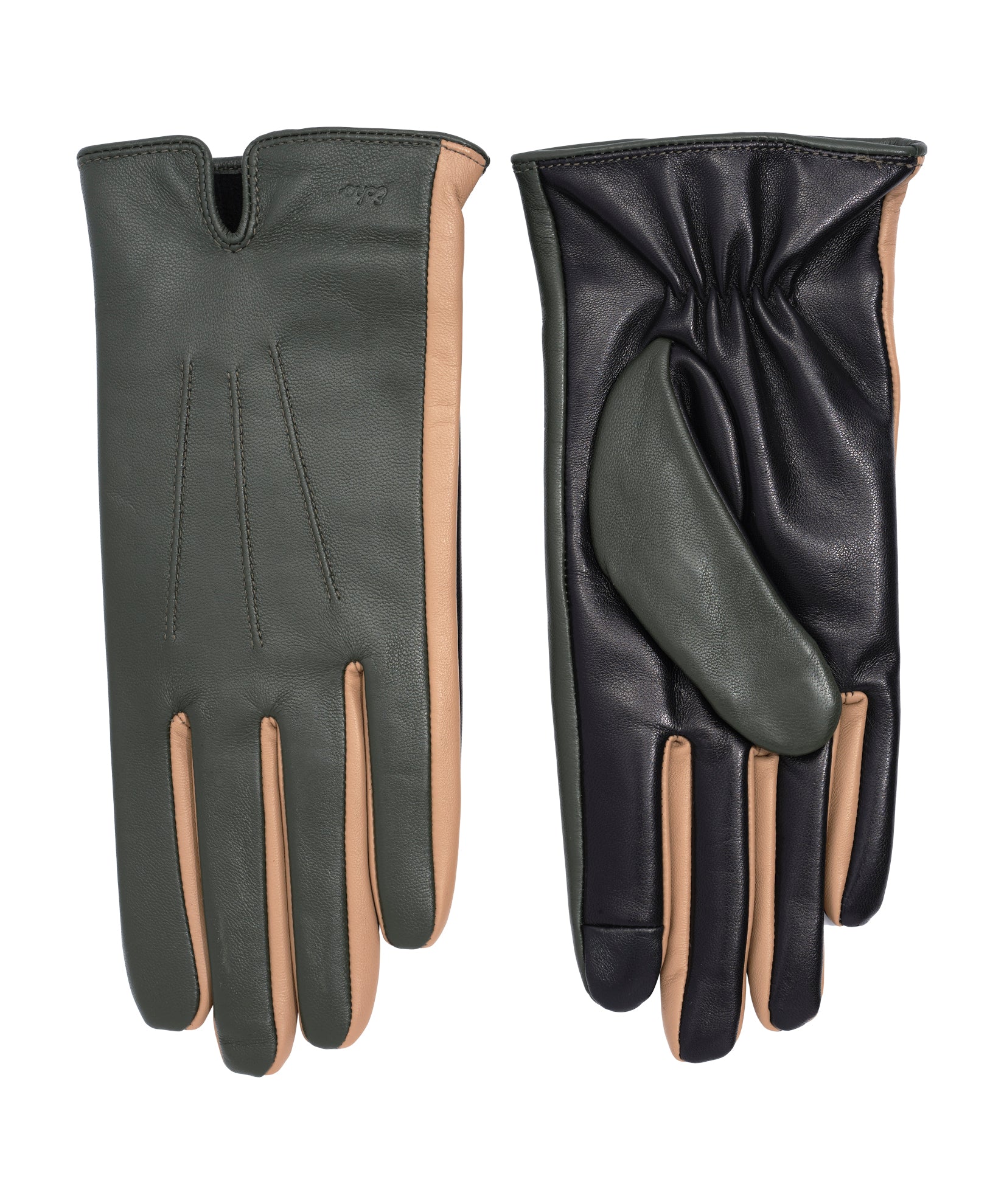 Echo Colorblock Leather Gloves, Available in 3 Colors - Final Sale - Image 6