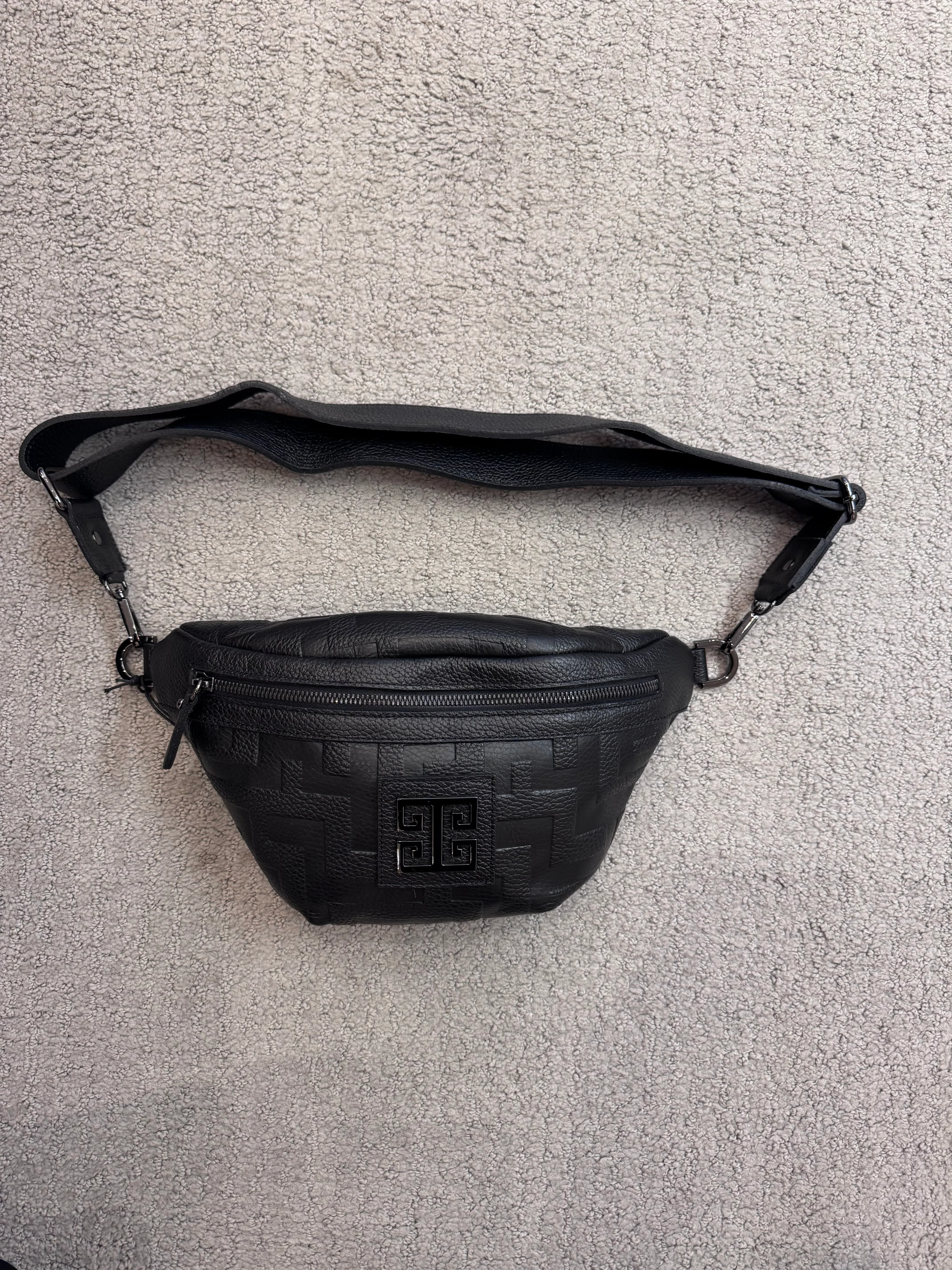EL Handbags Doris Small Embossed Leather Bag - Image 3