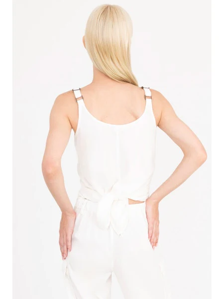 Elaine Kim Dahlia Bias Camisole with Grosgrain Trim - Image 2