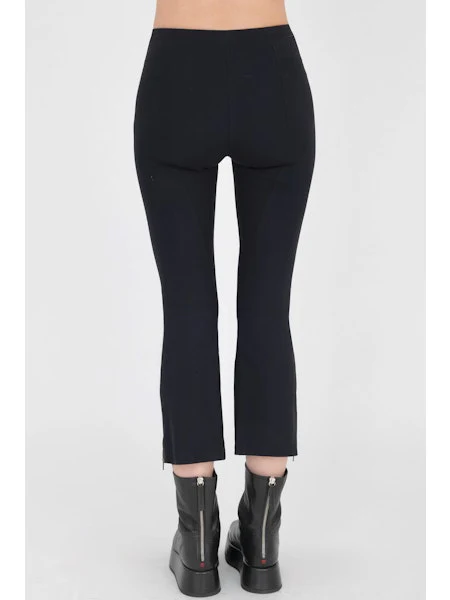 Elaine Kim Mitra Tech Stretch Cropped Side Zip Up Legging - Image 4