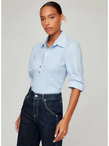 Fifteen Twenty Camden Contrast Henley Top - Image 2