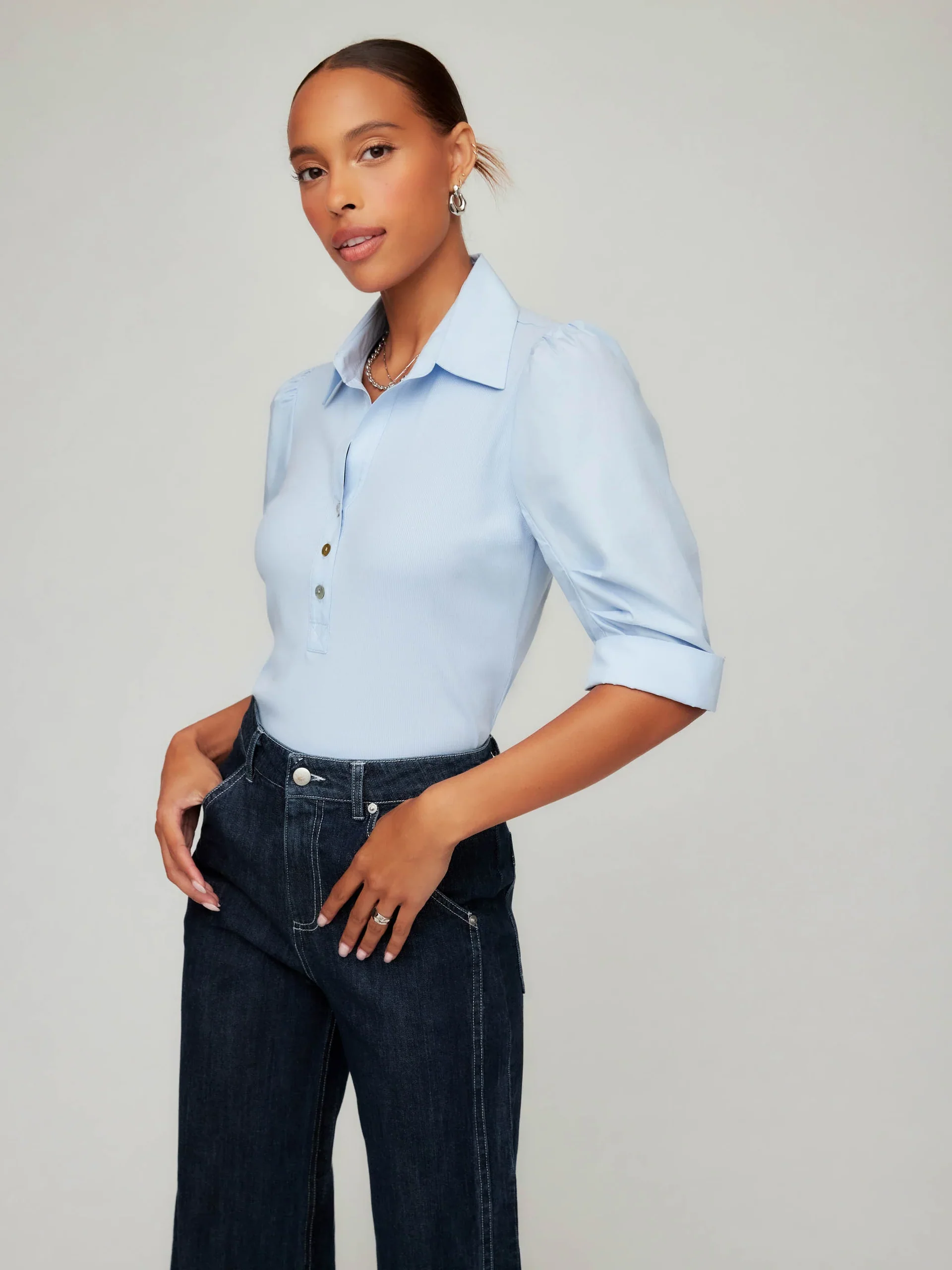 Fifteen Twenty Camden Contrast Henley Top - Image 6