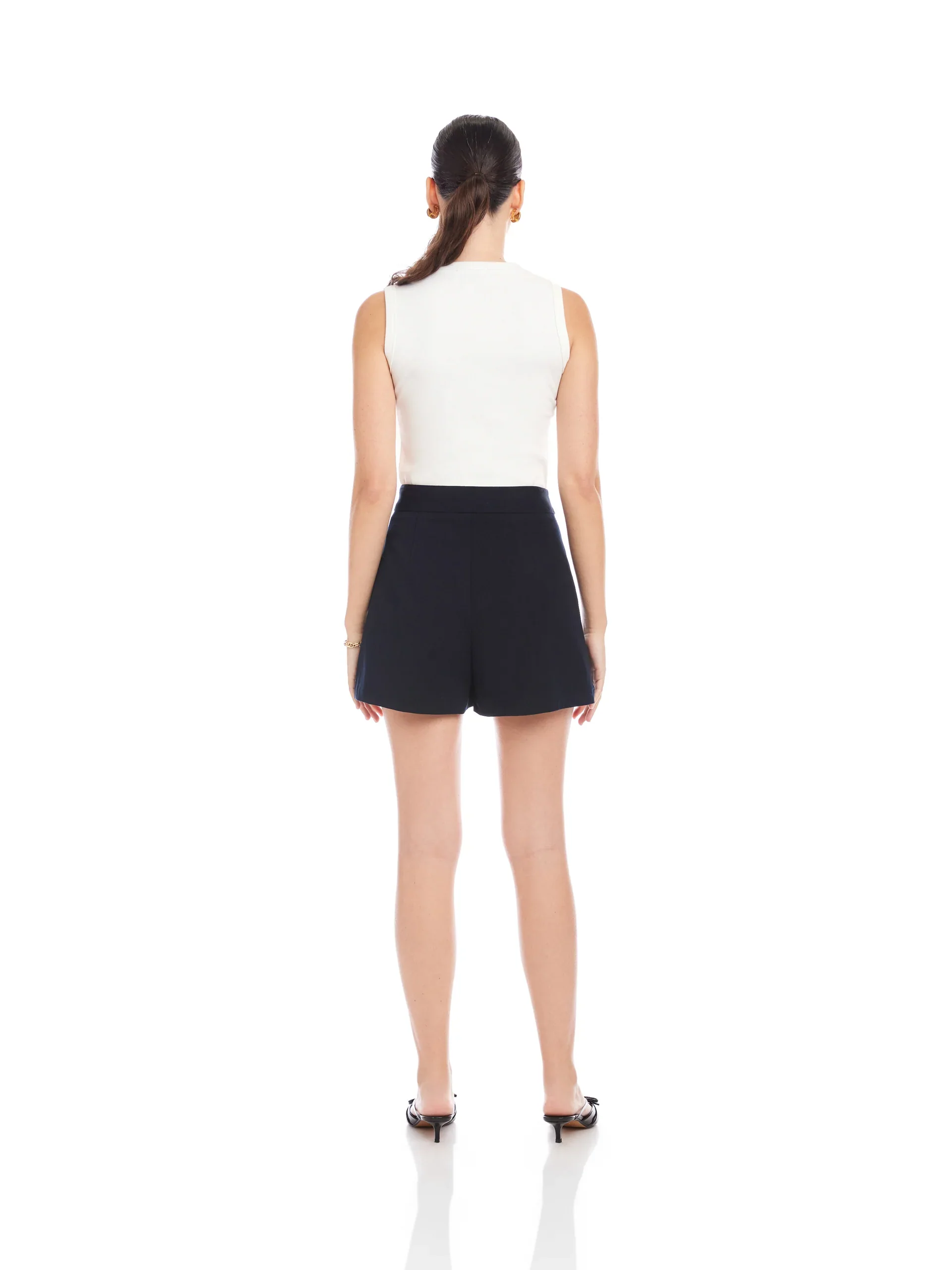 Fifteen Twenty Cassidy Pleated Shorts - Image 3