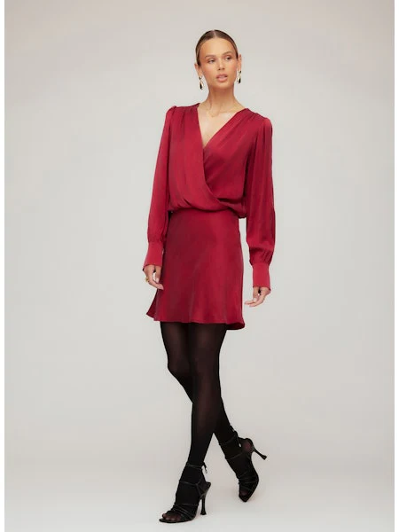 Fifteen Twenty Denise Drape Front Dress - Final Sale - Image 2