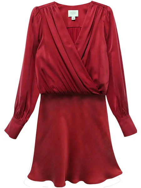 Fifteen Twenty Denise Drape Front Dress - Final Sale - Image 3