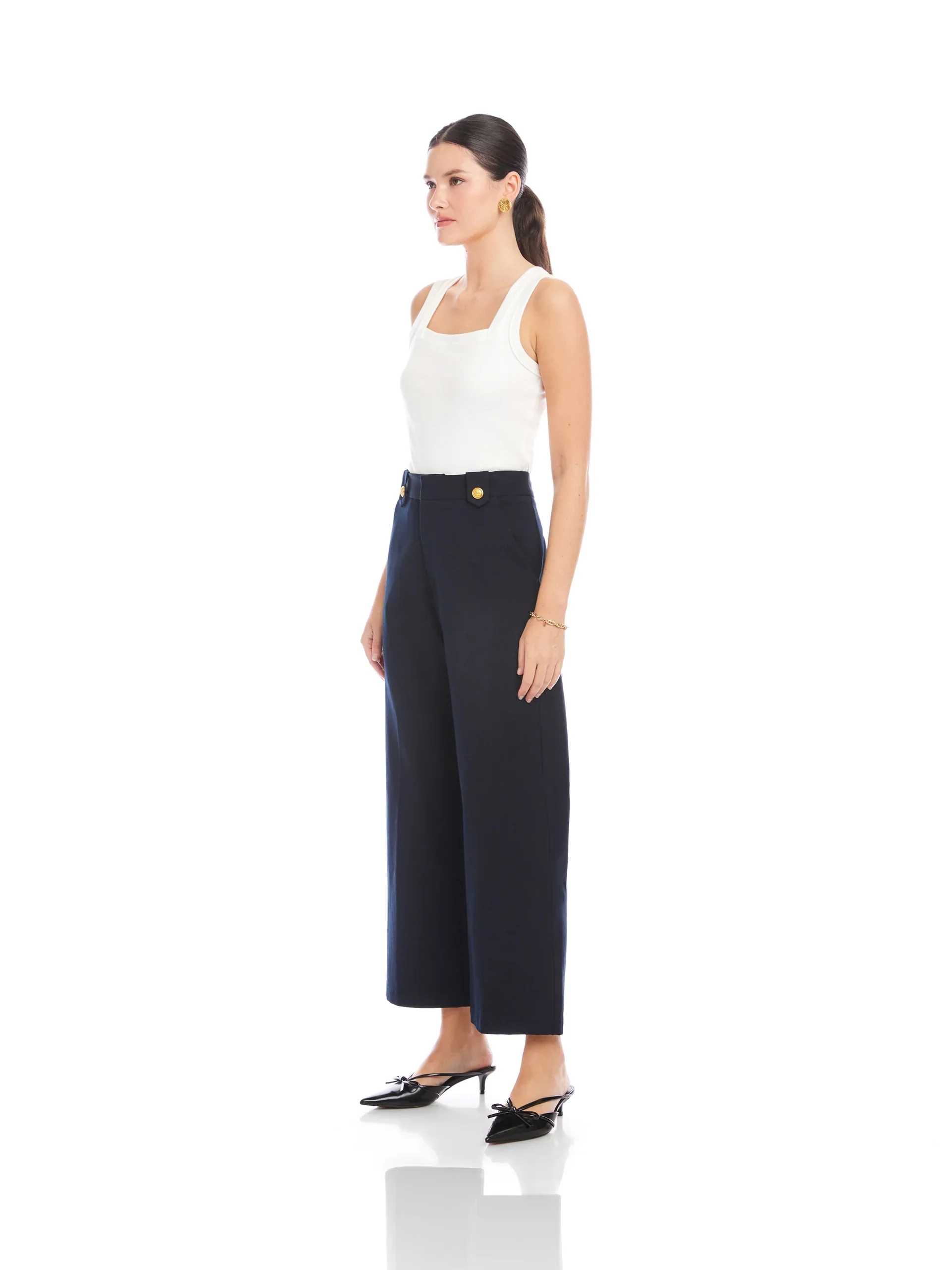 Fifteen Twenty Janice Cropped Wide Leg Pants - Image 3