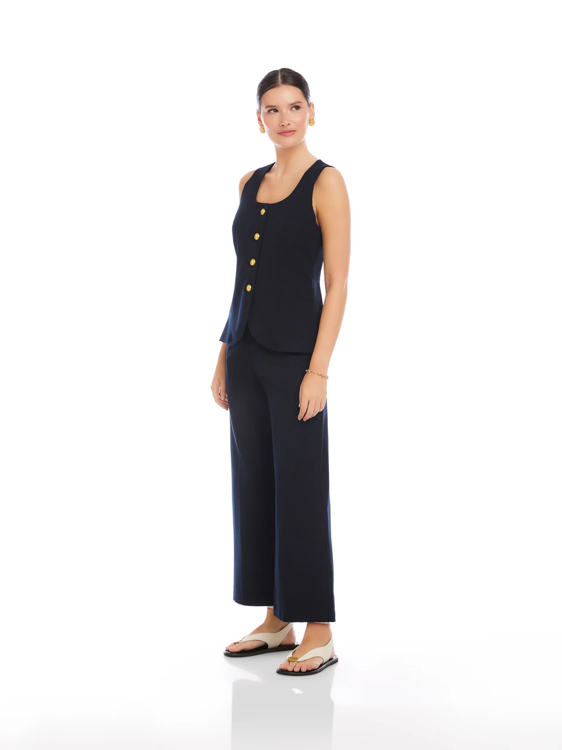 Fifteen Twenty June Button Up Vest - Image 5
