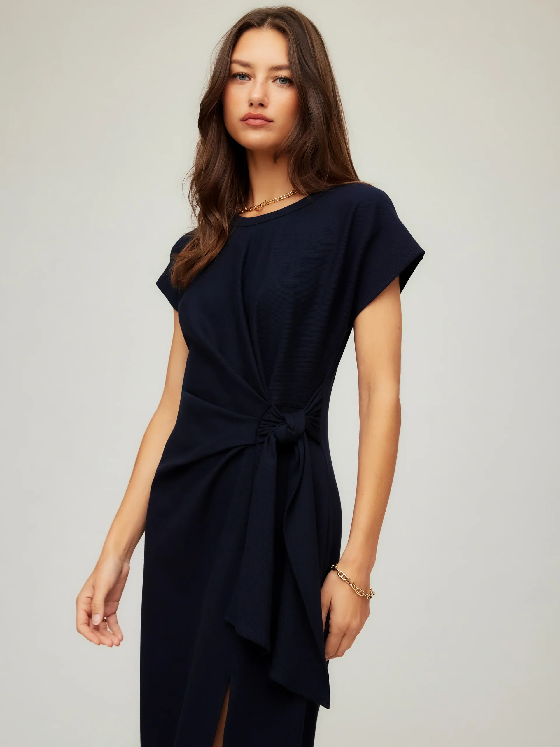 Fifteen Twenty Marissa Side-Knot Midi Dress - Image 5