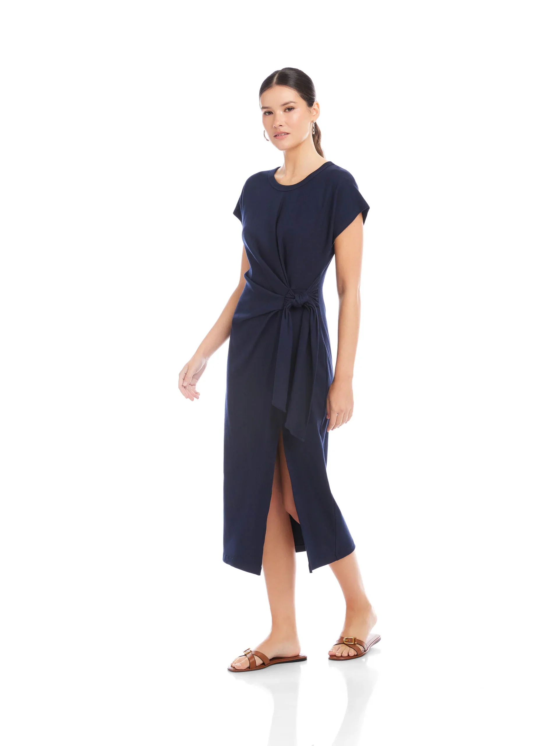 Fifteen Twenty Marissa Side-Knot Midi Dress - Image 7