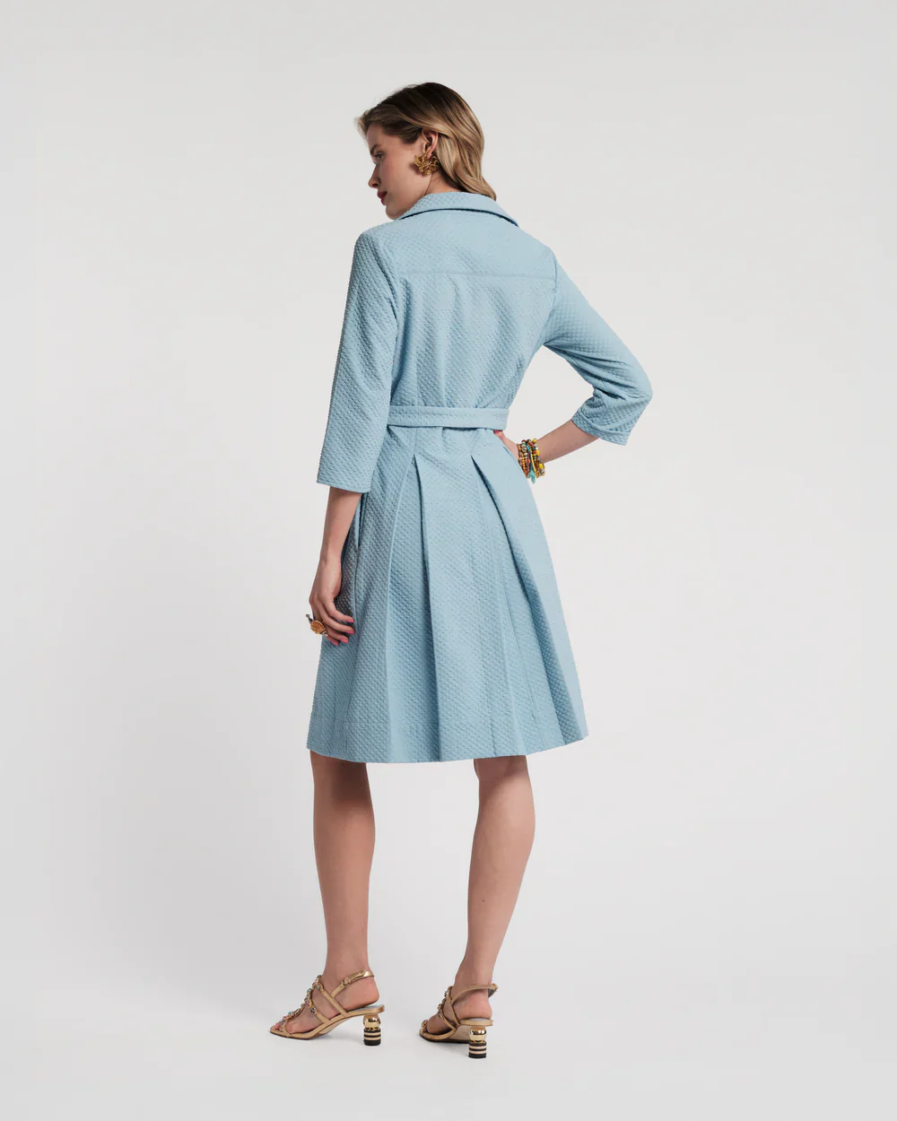 Frances Valentine Bellini Dress, Waffle Weave - Image 5