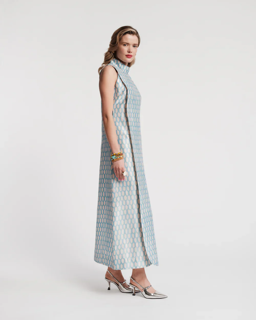 Frances Valentine Carlyle Maxi Dress, Loop Print - Image 2