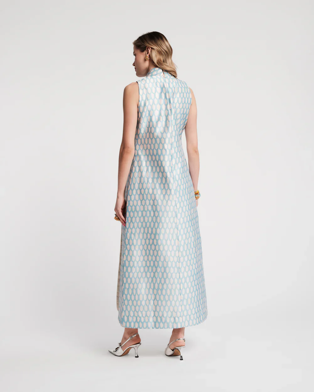 Frances Valentine Carlyle Maxi Dress, Loop Print - Image 3