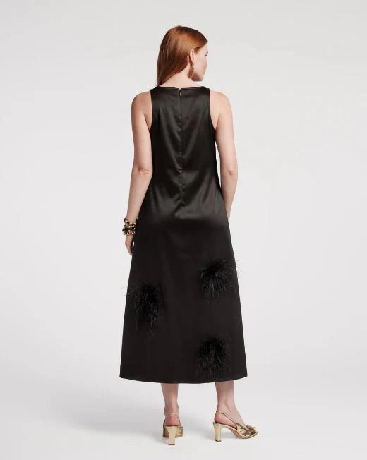 Frances Valentine Francesca Maxi Dress Feather Pouf - Final Sale - Image 6
