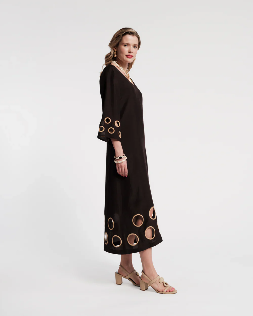 Frances Valentine Faye Cut Out Maxi Dress - Image 3