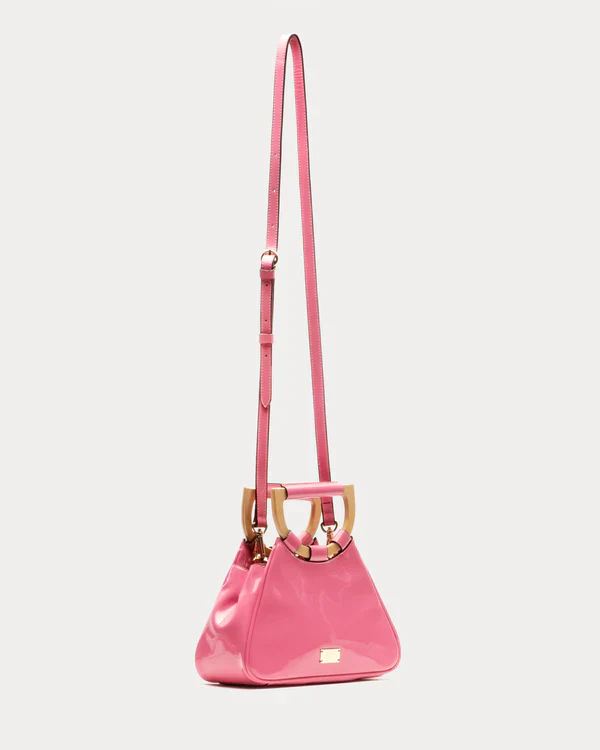 Frances Valentine Raye Bag, Pink Patent - Image 3