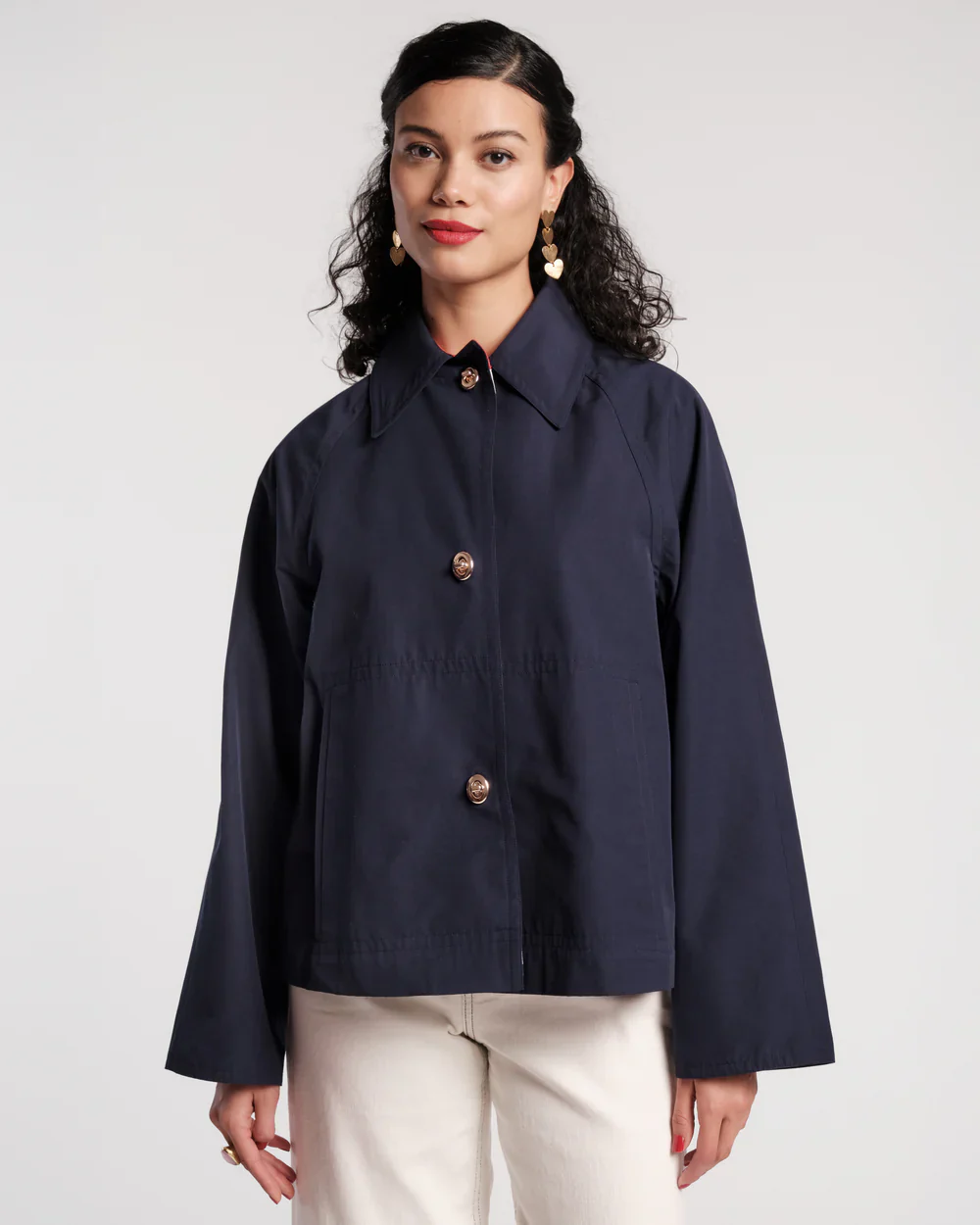 Frances Valentine Short Spiffy Trench - Image 2
