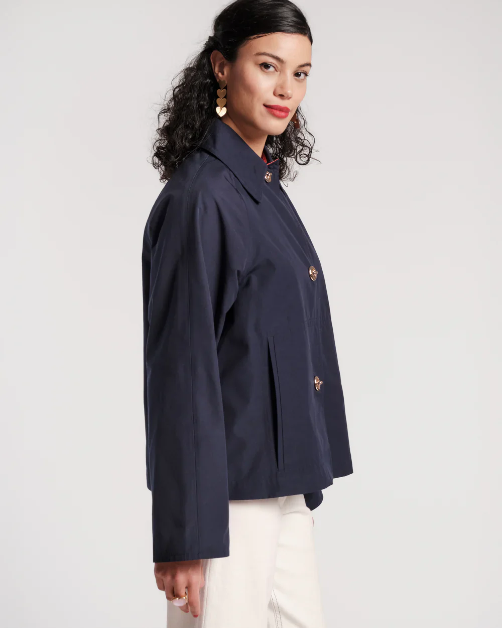 Frances Valentine Short Spiffy Trench - Image 4