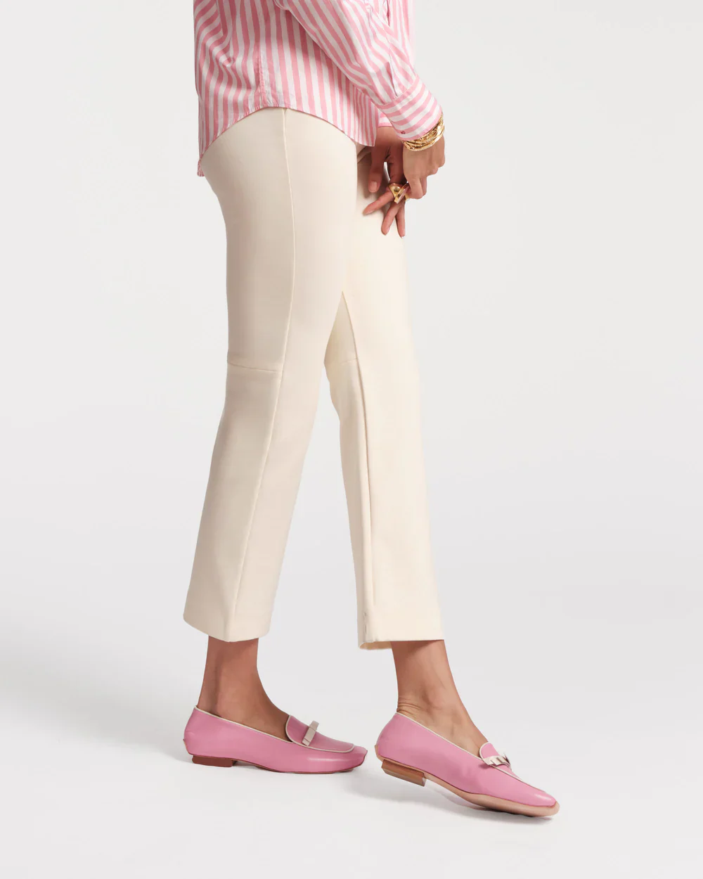 Frances Valentine Wonder Pant, Oyster - Image 4